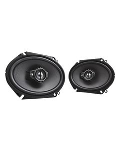 Kenwood - 6" x 8" 3-Way Car Speakers with Paper Cones (Pair) - Black