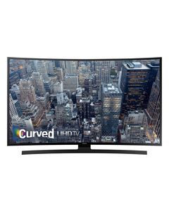 Samsung - 55" Class (54.6" Diag.) - LED - Curved - 2160p - Smart - 4K Ultra HD TV - Black