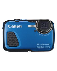 Canon - PowerShot D-30 12.1-Megapixel Waterproof Digital Camera - Blue