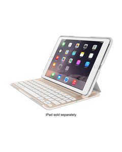 Belkin - Ultimate Pro Keyboard Case for Apple® iPad® Air 2 - Gold/White