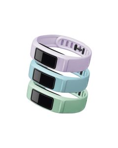 Garmin - Serenity Accessory Bands for vívofit 2 Activity Trackers (3-Pack) - Mint/Cloud/Lilac