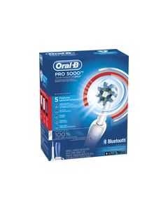 Oral-B - Pro 5000 Smart Rechargeable Bluetooth Toothbrush - White