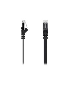 Belkin - 3' Cat-6 Flat Network Cable - Black