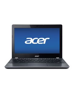 Acer - 11.6" Chromebook - Intel Celeron - 4GB Memory - 16GB Solid State Drive - Gray