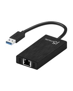 j5 create - USB 3.0 Gigabit Ethernet and 3-Port Hub - Black