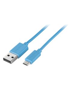 Insignia™ - 3' Micro USB-to-USB Type A Charge-and-Sync Cable - Horizon Blue