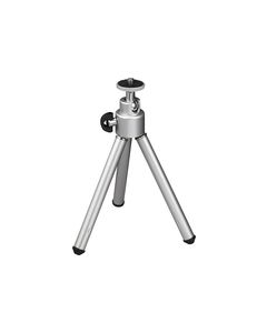 Insignia™ - 5.5" Mini Tripod - Aluminum Silver Shine