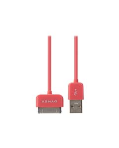 Dynex™ - Apple MFi Certified 3' Apple® 30-Pin Cable - Cayenne