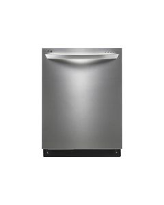 LG - SteamDishwasher 24" Tall Tub Built-In Dishwasher - Stainless-Steel