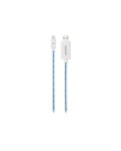 Modal - Apple MFi Certified 3' Lighted Lightning Cable - White