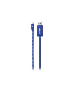 Modal - Apple MFi Certified 3' Lightning Charge-and-Sync Cable - Blue