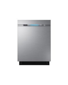 Samsung - WaterWall 24" Tall Tub Built-In Dishwasher - Stainless Steel