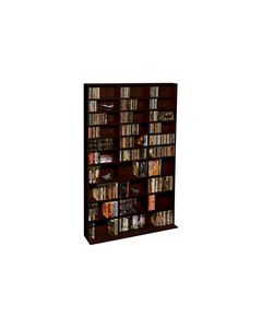 Atlantic - Oskar Wood Media Cabinet - Espresso