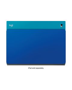 Logitech - BLOK Folio Keyboard Case for Apple® iPad® Air 2 - Blue/Teal