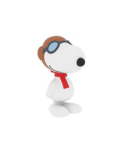 EMTEC - 3D Snoopy Flying Ace 8GB USB 2.0 Type A Flash Drive - White