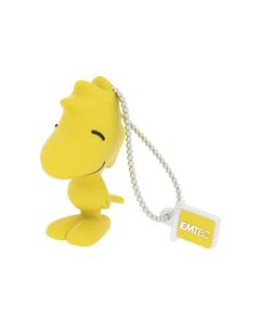 EMTEC - 3D Woodstock 8GB USB 2.0 Type A Flash Drive - Yellow