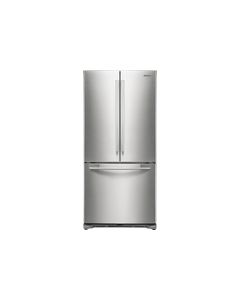 Samsung - 17.5 Cu. Ft. Counter-Depth French Door Refrigerator - Stainless Platinum