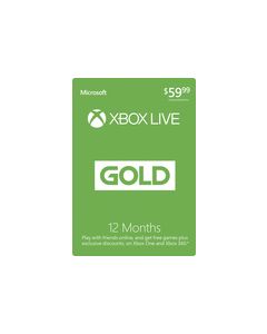 Microsoft - Xbox Live 12 Month Gold Membership