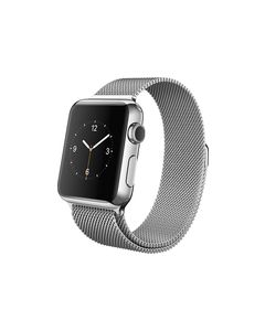 Apple - Apple Watch™ 38mm Stainless Steel Case - Milanese Loop