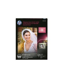 HP - Premium Plus Glossy Inkjet Photo Paper - White