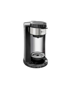 Bella - DualBrew Single-Serve Coffeemaker - Black/Silver