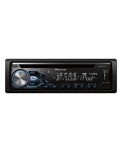 Pioneer - CD - Built-In Bluetooth - Apple® iPod®-Ready - In-Dash Deck with Detachable Faceplate and Remote - Blue