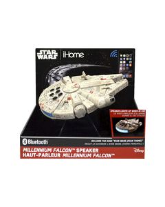 iHome - Star Wars Hero Star Ship Portable Bluetooth Speaker - White