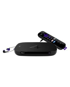 Roku - 4 Streaming Media Player - Black