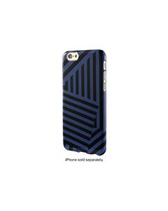 Insignia™ - Soft Shell Case for Apple® iPhone® 6 and 6s - Optic Stripe Blue/Black