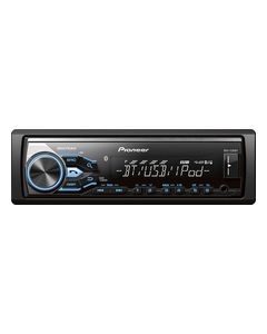 Pioneer - Built-In Bluetooth Apple® iPod®-Ready In-Dash Receiver with Detachable Faceplate and Remote - Blue