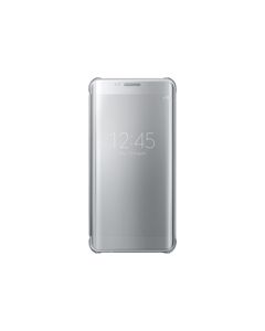 Samsung - Clear View Case for Samsung Galaxy S6 edge Plus Cell Phones - Gray