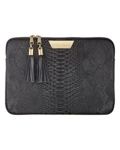 Christian Siriano - CS Laptop Sleeve - Black/Gold