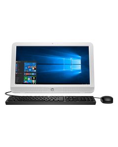 HP - 19.45" All-in-One - Intel Celeron - 4GB Memory - 500GB Hard Drive - Blizzard White