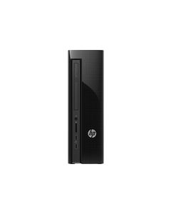 HP - Slimline Desktop - Intel Celeron - 4GB Memory - 500GB Hard Drive - Black Diamond/Gray