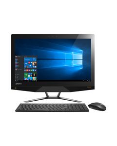 Lenovo - IdeaCentre 23.8" 4K Ultra HD Touch-Screen All-In-One - Intel Core i5 - 8GB Memory - 1TB+8GB Hybrid Hard Drive - Black