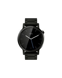 Motorola - Moto 360 2nd Generation Men's Smartwatch 42mm Stainless Steel - Black Stainless Steel