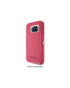 OtterBox - Defender Series Case for Samsung Galaxy S6 Cell Phones - Sage Green/Hibiscus Pink