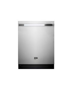 LG - Studio Series 24" Hidden Control Built-In Dishwasher with Stainless Steel Tub - Stainless Steel