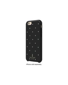 kate spade new york - Hybrid Hard Shell Case for Apple® iPhone® 6 and 6s - Black/Cream