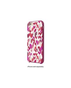 kate spade new york - Hybrid Hard Shell Case for Apple® iPhone® 6 and 6s - Confetti Hearts Multi Crystal Stones