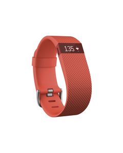 Fitbit - Charge HR Heart Rate and Activity Tracker + Sleep Wristband (Small/Medium) - Tangerine