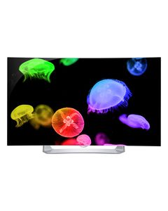 LG - 55" Class (55.3" Diag.) - OLED - Curved - 1080p - Smart - 3D - HDTV - Black