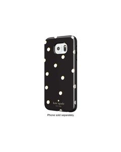 kate spade new york - Hybrid Hard Shell Case for Samsung Galaxy S6 Cell Phones - Scatter Pavilion Black/Cream