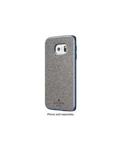 kate spade new york - Hybrid Hard Shell Case for Samsung Galaxy S6 edge Cell Phones - Multi Glitter/Navy