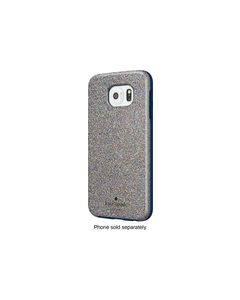 kate spade new york - Hybrid Hard Shell Case for Samsung Galaxy S6 Cell Phones - Multi Glitter/Navy