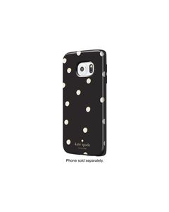 kate spade new york - Hybrid Hard Shell Case for Samsung Galaxy S6 edge Cell Phones - Scatter Pavilion Black/Cream