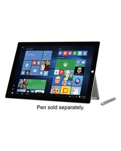 Microsoft - Surface Pro 3 - 12" - Intel Core i3 - 128GB - Silver