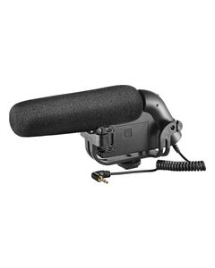 Insignia™ - On-Camera Shotgun Video Microphone - Black