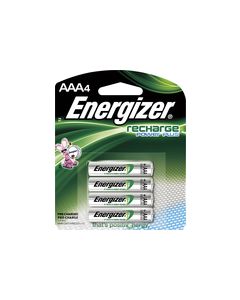 Energizer - NiMH Rechargeable Batteries AAA (4-pack)