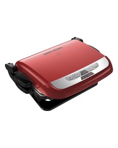 George Foreman - Evolve Countertop Indoor Electric Grill - Red